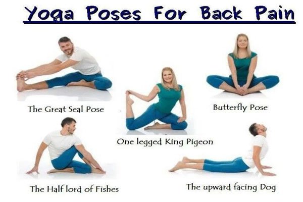 5 Yoga Poses That Help Reduce Back Pain | Yoga For Back Pain | Ananda  Balasana | Natarajasana | - YouTube